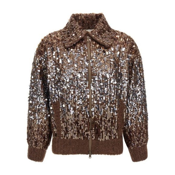 Brunello Cucinelli Dazzling Dégradé Embroidery Cardigan - NWT - Picture 1 of 4